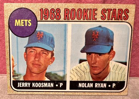 At Auction: 1968 TOPPS NOLAN RYAN ROOKIE CARD (DBS)