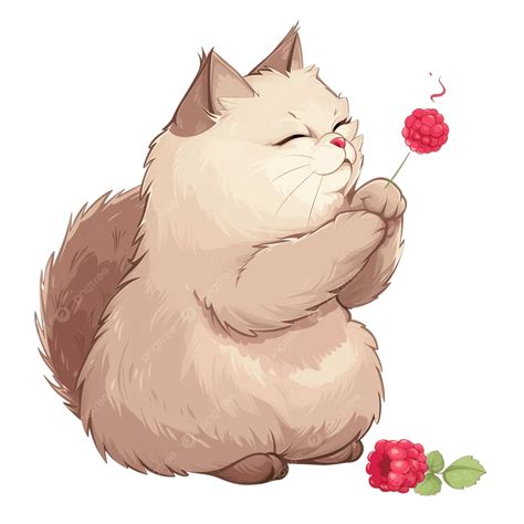 Cartoon Raspberry Blowing