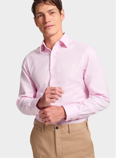 Men’s Pink Shirts – Plain & Striped Cotton Styles for Work & Weddings