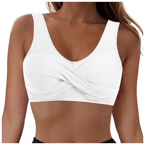 Cathalem Women Sport Bra Swimsuit Top - Swim Bra Bikini Top Only Scoop ...