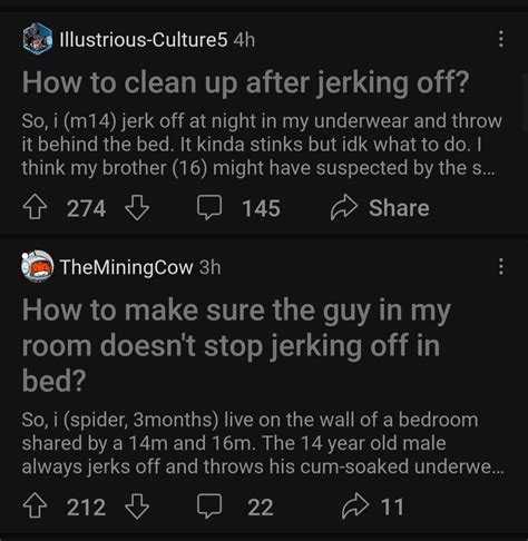 The "14M brother jerking off and his sibling finding out" lore : r ...