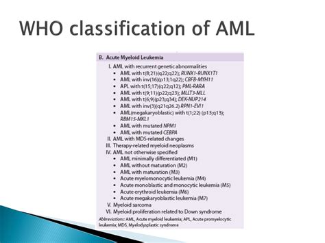 PPT - Acute myeloid leukemia PowerPoint Presentation, free download ...