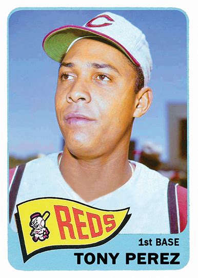 WHEN TOPPS HAD (BASE)BALLS!: 1960'S "DEDICATED ROOKIES": 1965 TONY PEREZ