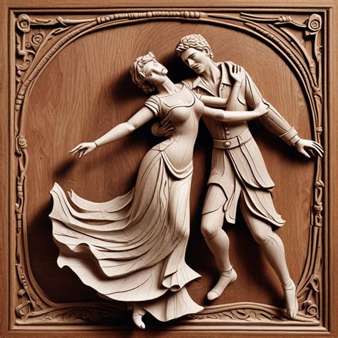 Convert Photo to Wooden Dancing Spanish Woman Relief Style (Free Online ...