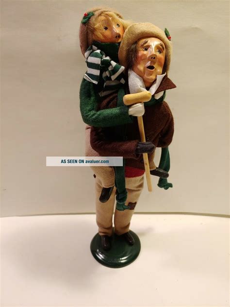 Byers Choice First Edition Bob Cratchit And Tiny Tim. A Christmas Carol ...