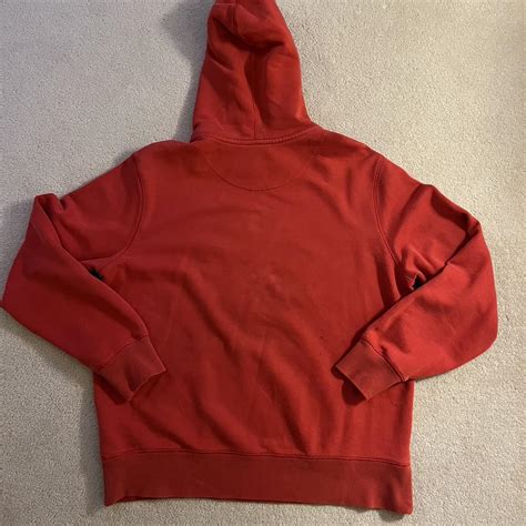 Nike Men's Red Hoodie | Depop