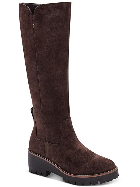 Aqua College Womens Dash Suede Tall Knee-High Boots - Walmart.com