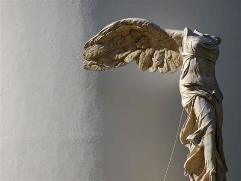 The Winged Victory of Samothrace, also called the Nike of Samothrace ...