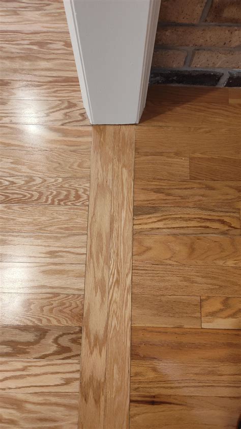 Wood Floor Transition To Wood Can You Refinish Hardwood Floors One