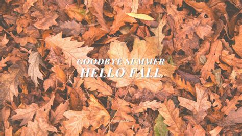 Hello Fall, Goodbye Summer Wallpapers - Wallpaper Cave