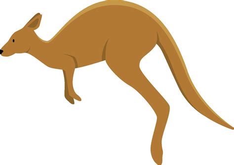 Orange Kangaroo Clipart at Norman Justice blog