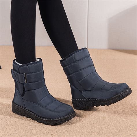 OKBOP Women's Low-heeled Ankle Boots-Winter Womens Boots Clearance Sale ...