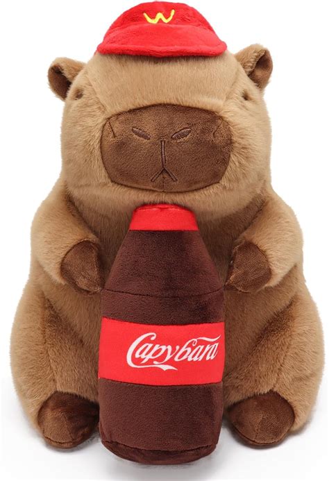 TETAIA Drink Capybara Plush, Cute Capybara Stuffed Animal Giant ...