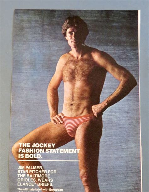 1980 Jockey Elance Underwear With Baseball's Jim Palmer