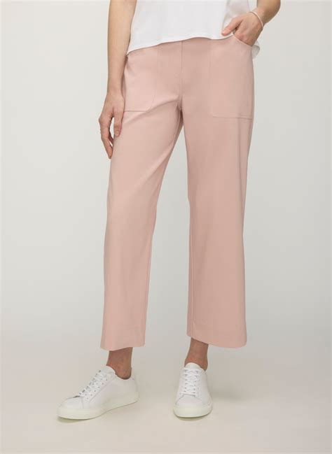 Colette Cropped Wide Leg Twill Pants | Women's Pants – Kit and Ace