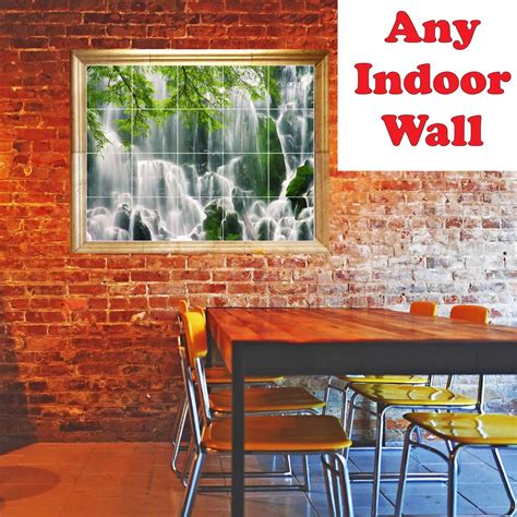 Picture-Tiles.com 36" x 48" Ceramic Beach Photo Decorative Mural Tile ...