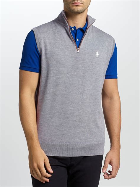 Polo Sweater Vest For Men