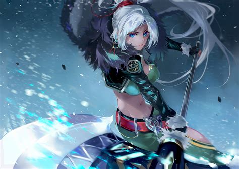 Wallpaper ID: 153486 / anime girls, anime, doodle, big boobs, Vardan ...