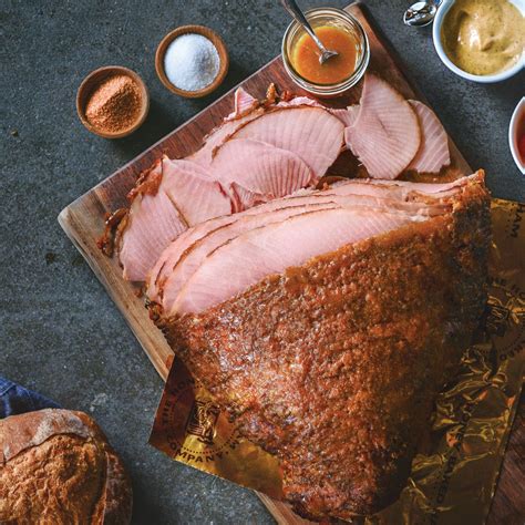 Our fully-cooked, spiral-cut hams are sliced right to the bone for ...