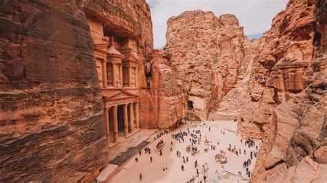 Premium Photo | The ancient city of petra is located in the mountains ...