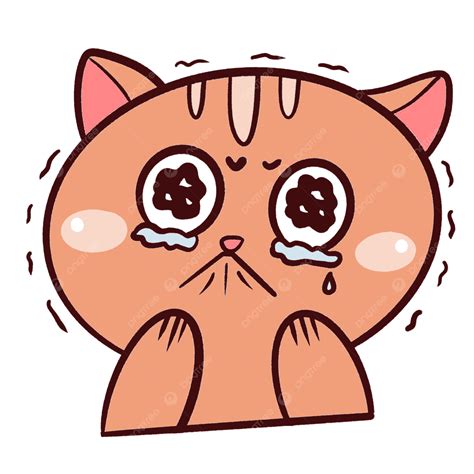 Sad Cat Face Emoticon