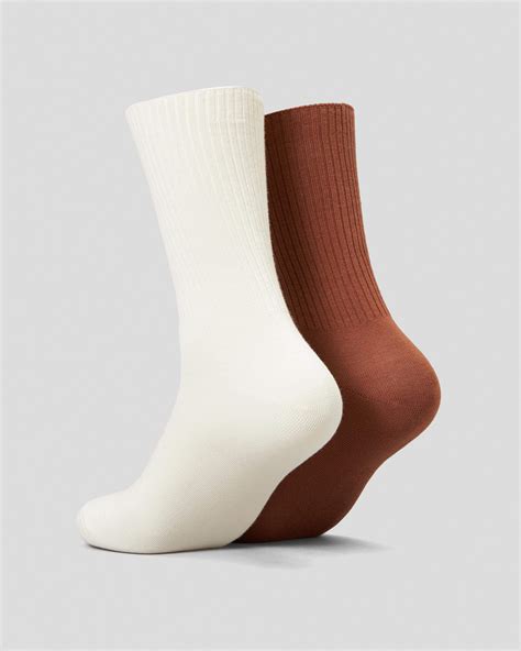 Shop adidas Women's Crew Sock Pack In Wonder White/preloved Brown ...