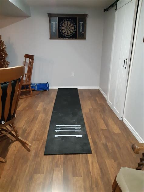 foriy Rubber Dart Mat, 9.8 x 2ft Heavy Duty Dart Carpet with Throw ...
