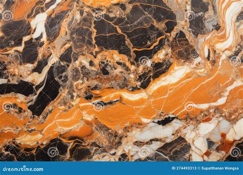 Orange Black and White Marble Pattern Nature Beautiful Stock ...