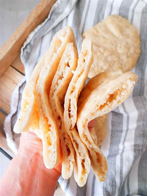 Easy Gluten-Free Lebanese Bread (Pita Pockets) - Natasha's Home