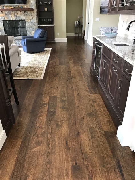 Wide Plank Rustic Hickory Flooring
