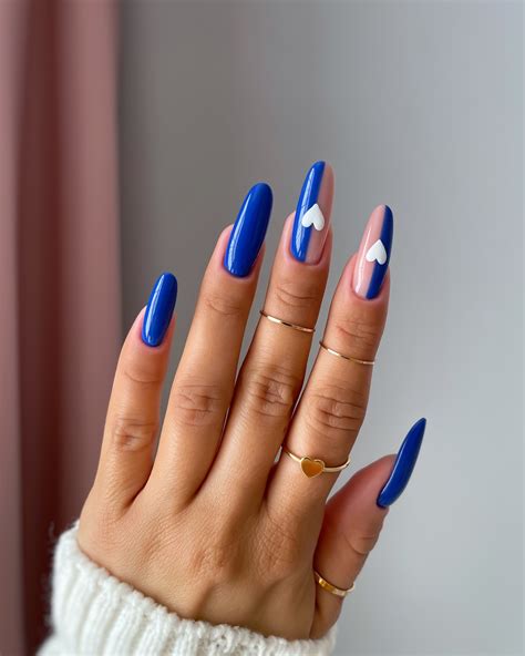 23+ Classy Almond Blue Nails for A Chic 2024 - DrExplains