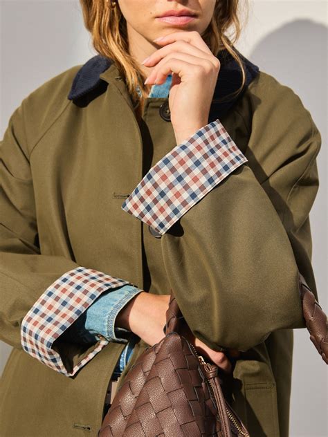Buy Khaki Green Trench Coat with Contrast Collar from Next Ireland