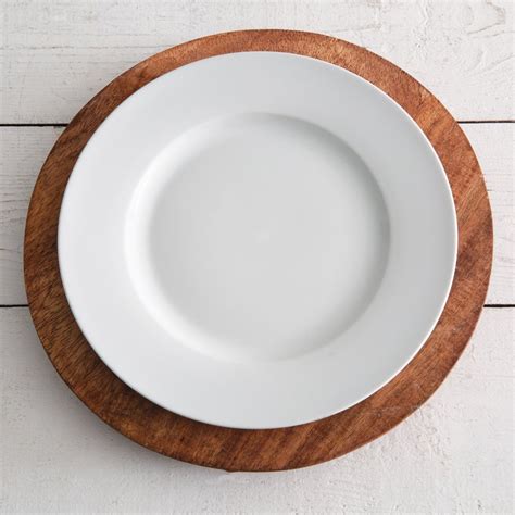 Raised Rustic Wood Charger Plate | Farmhouse Décor