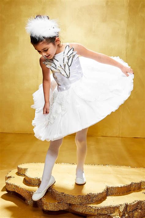 White Swan Ballerina Costume for Girls: #Chasingfireflies $74.00$18.00 ...