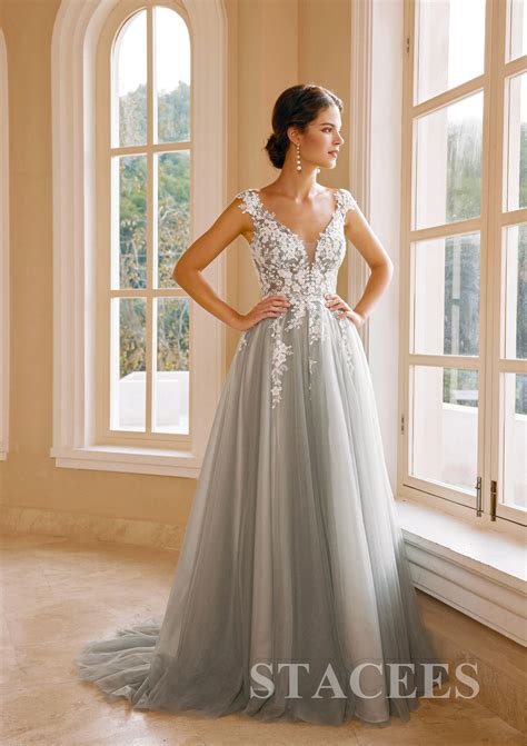 Wedding dresses silver grey 60 photos - Astyledwedding.com