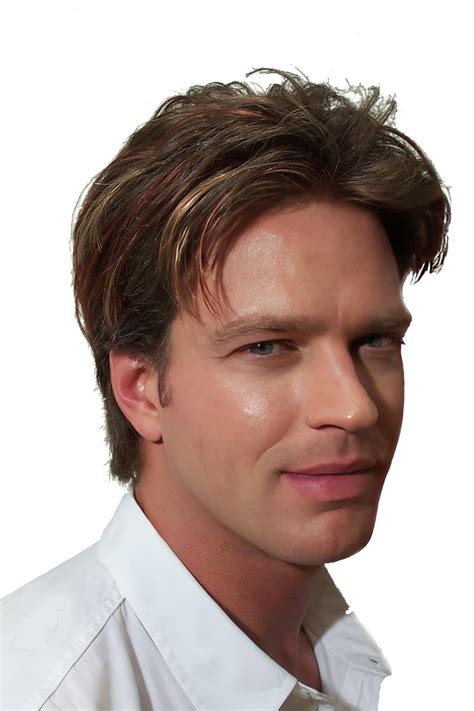 HE038 - Male Men Guys Highlights Only Hair Extensions Before & After ...