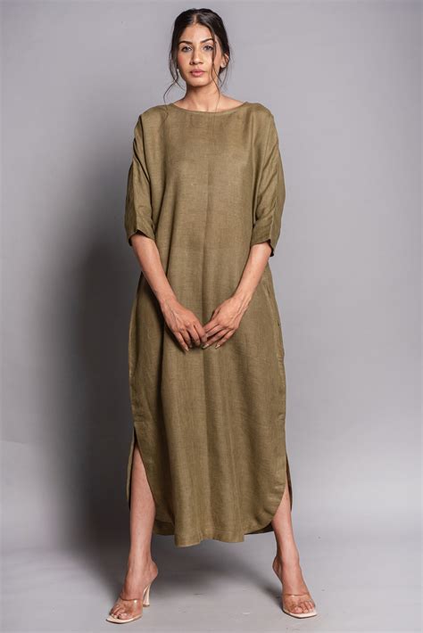 Linen Maxi Dress Linen Dress Plus Size Linen Clothing for - Etsy