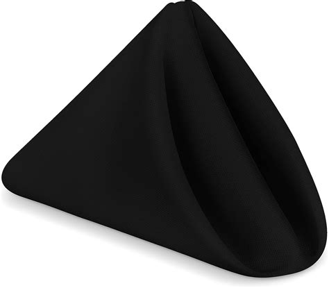Amazon.com: Utopia Home [24 Pack, Black] Cloth Napkins 20x20 Inches ...