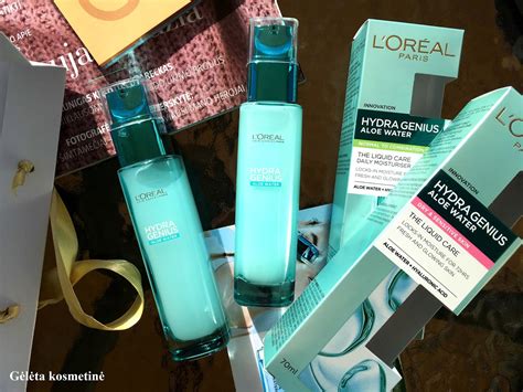 L'OREAL Hydra Genius Aloe Water the liquid care - skystos tekstūros ...