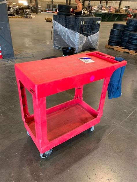 (4x) Uline Red Carts