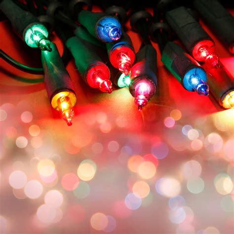 White Christmas Lights Backgrounds