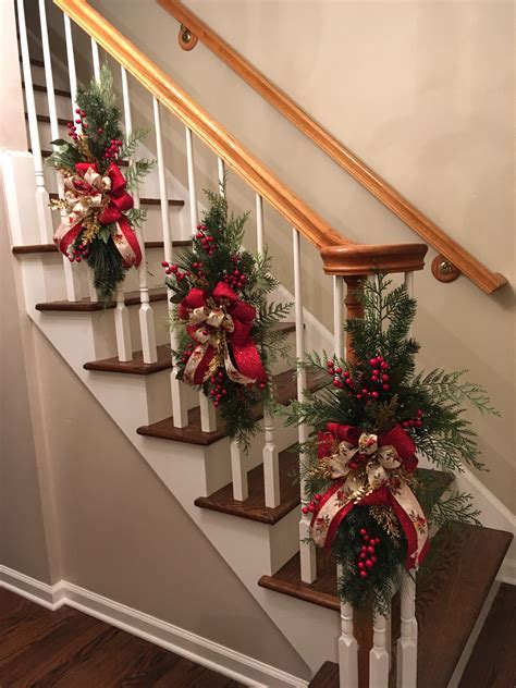 Stairs Decoration Ideas Christmas
