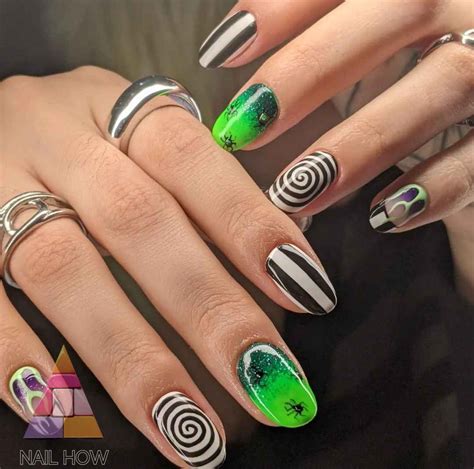 Beetlejuice Nails: The Ultimate Guide to Spooky, Spectacular Nail Art ...