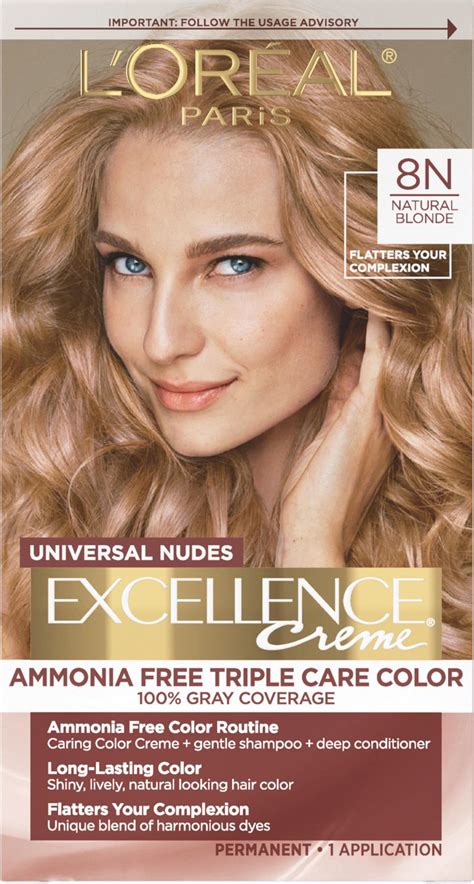 Amazon.com : L’Oréal Paris Excellence Universal Nudes Permanent Hair ...