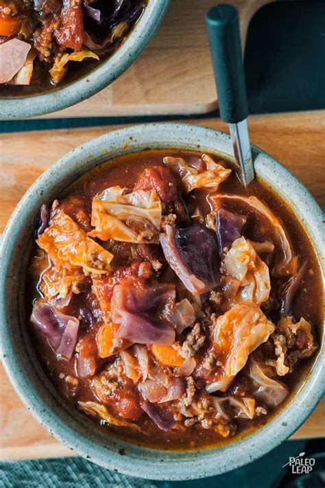 Slow Cooker Cabbage Soup Recipe | Paleo Leap