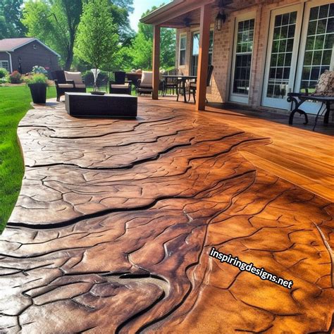 Stamped Concrete That Looks Like Wood: 30 Amazing Examples That Will ...
