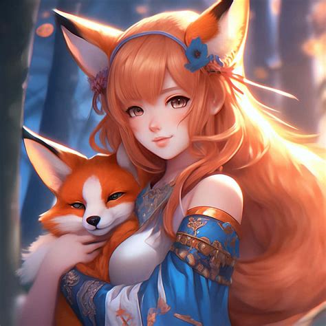 [100+] Anime Fox Girl Wallpapers | Wallpapers.com
