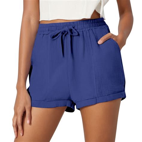 Athletic Shorts for Women Pull On Shorts Summer Resort Travel Beach ...