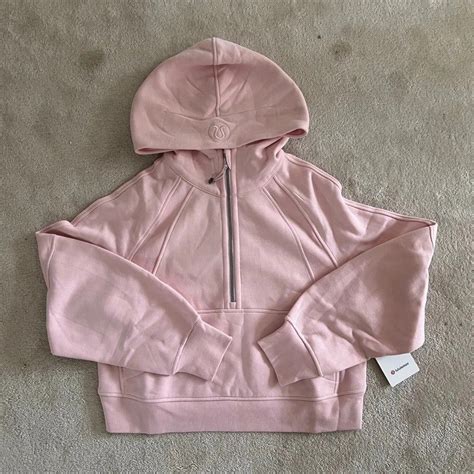 lululemon scuba half zip hoodie size xs flush pink NWT | Lulu outfits ...