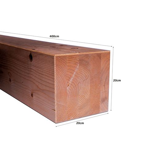 Trave Lamellare in abete piallato L 400 x P 20 x Sp 20 cm | Leroy Merlin